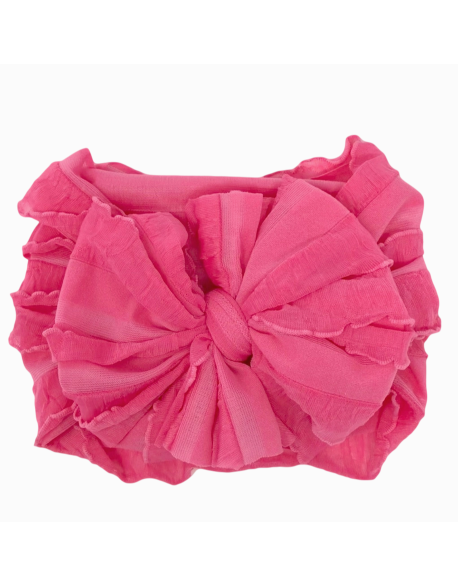 in awe couture Candy Pink Ruffled Headband