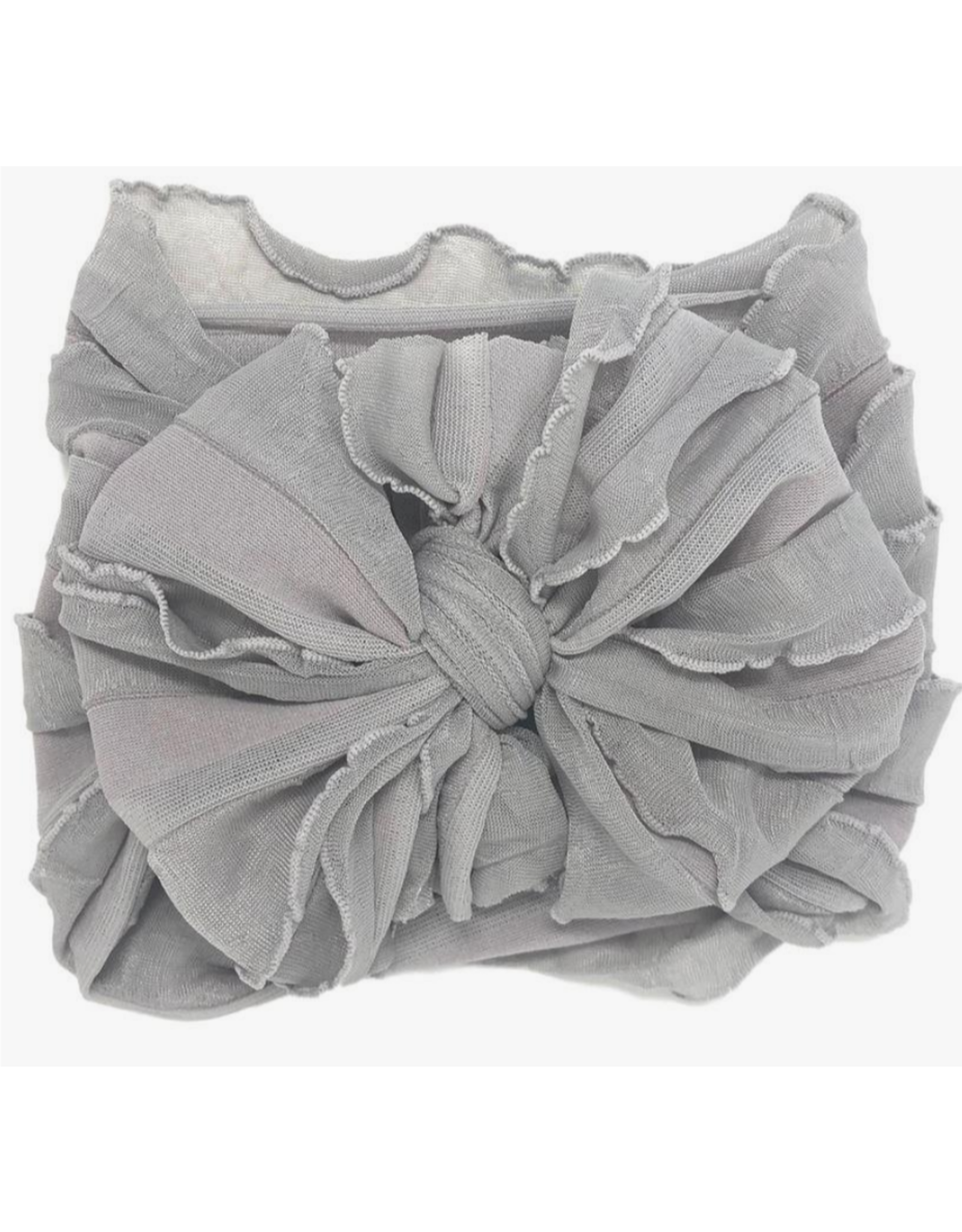 in awe couture Sterling Ruffled Headband