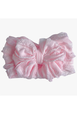 in awe couture Perfect Pink Ruffled Headband