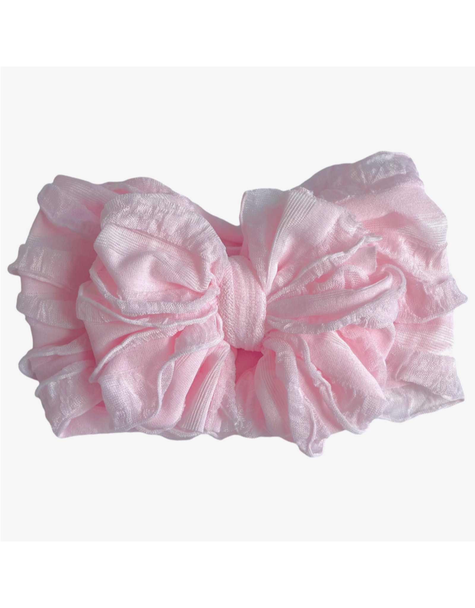 in awe couture Perfect Pink Ruffled Headband