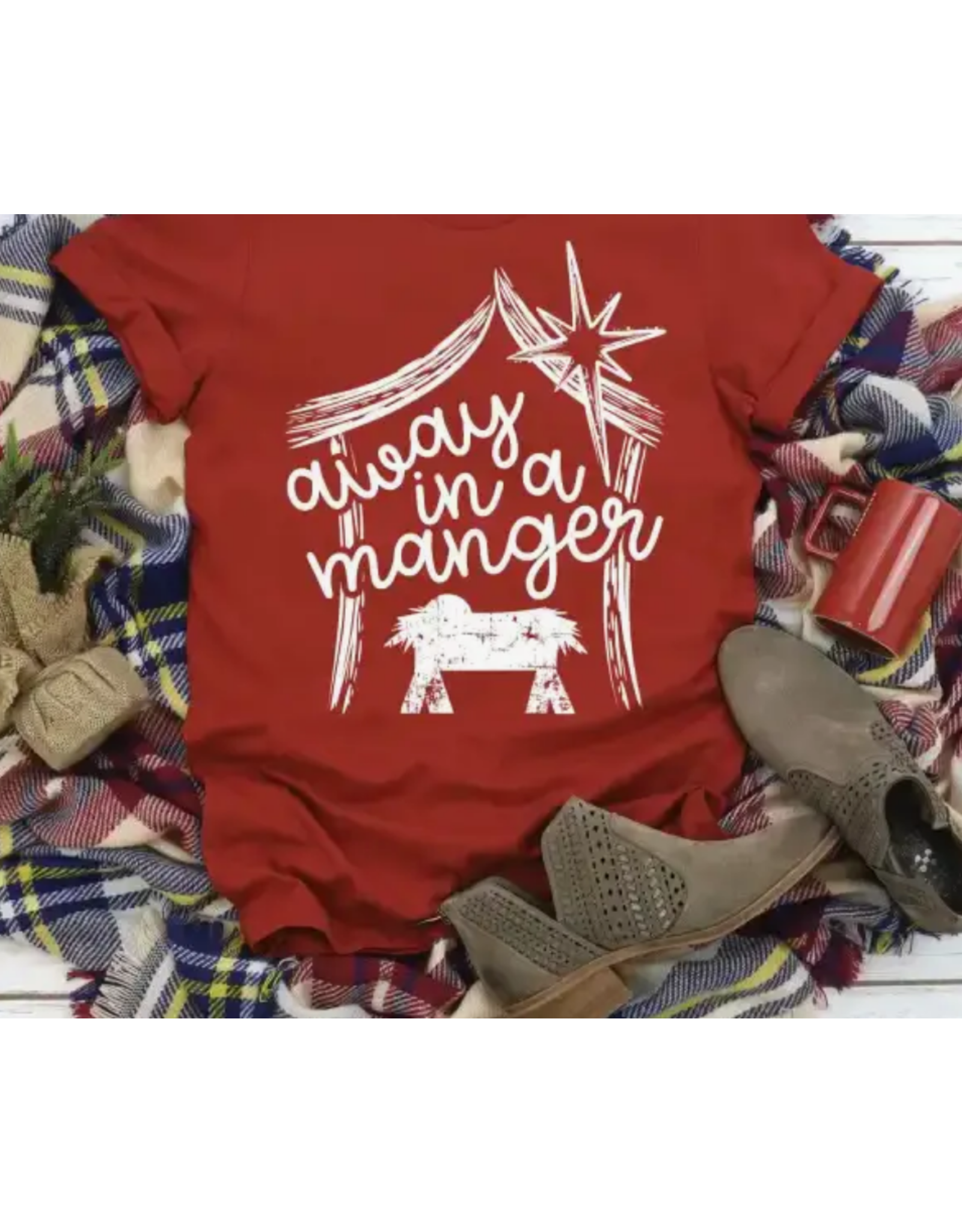 Circus Threads Away in a Manger Scene Tee