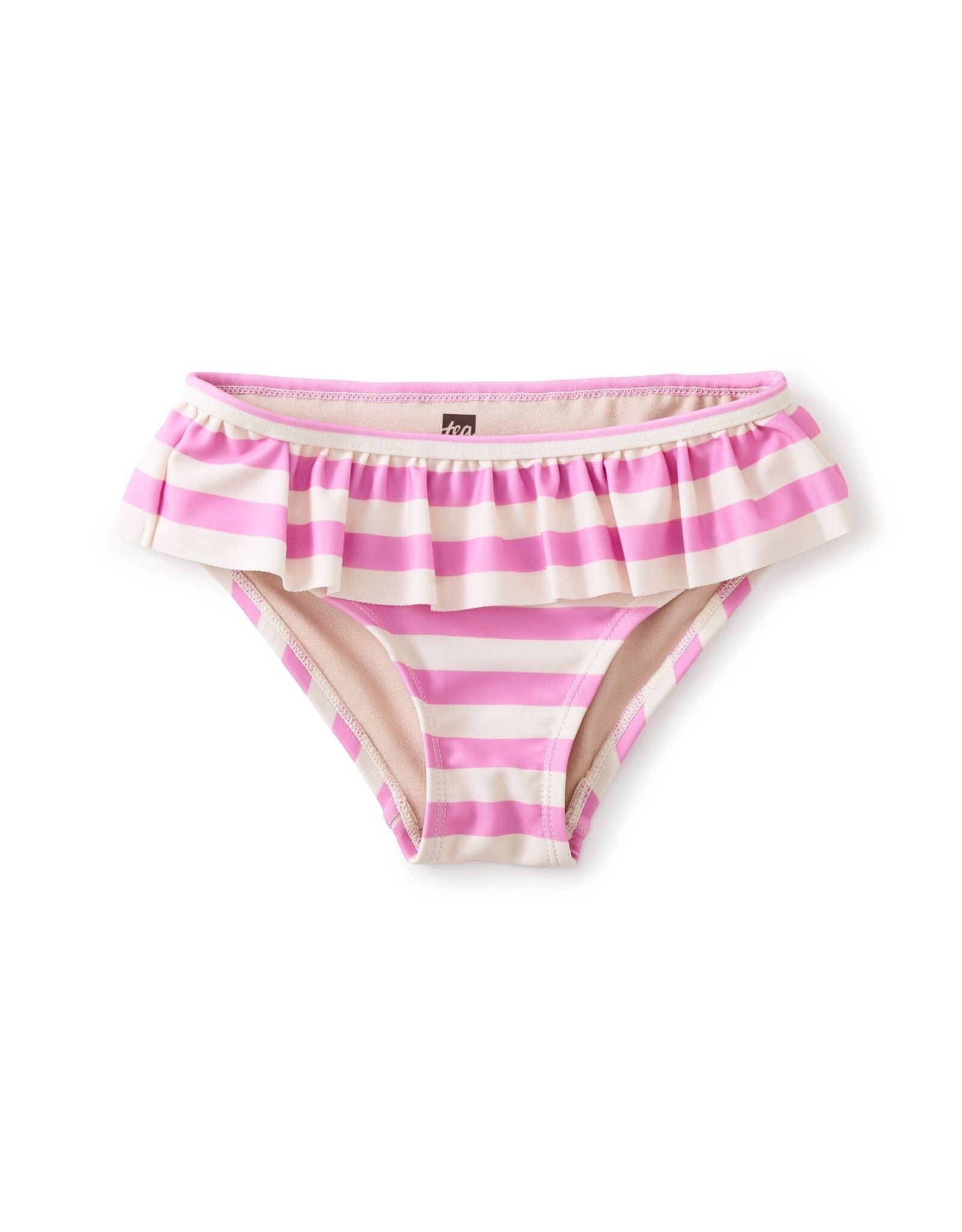 Tea Collection Ruffled Bikini Bottom - Stripes in Multi