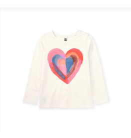 Tea Collection Painted Heart Graphic Tee