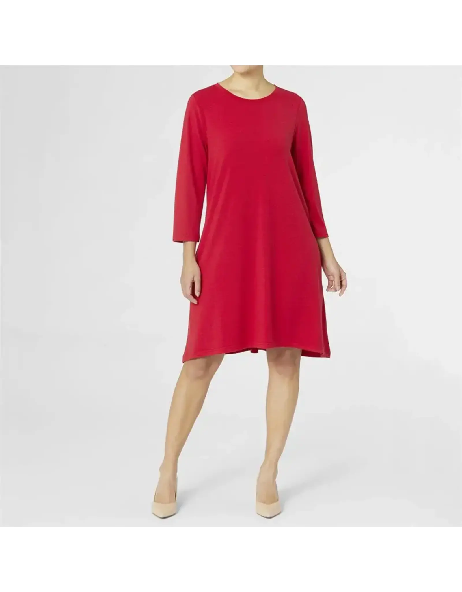 coco+carmen Essential Tunic Dress - Red