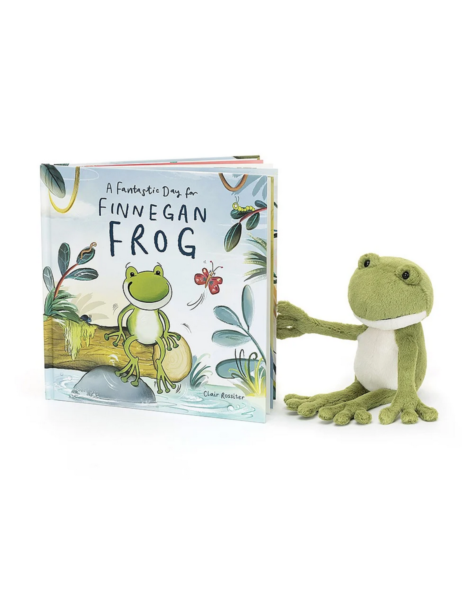 Jellycat A Fantastic Day for Finnegan Frog Book
