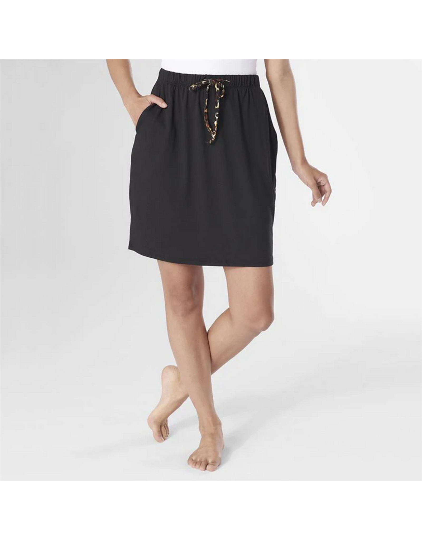 coco+carmen  Rosie Tie Waist Skirt-Black