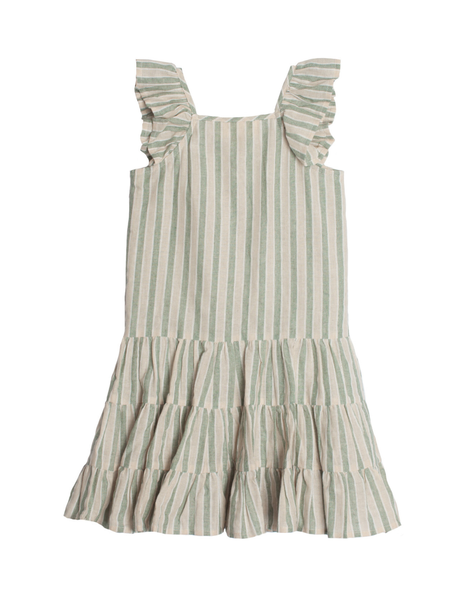 Mabel and Honey  Meadow Breeze Dress-Green
