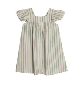 Mabel and Honey Meadow Breeze Striped Dress-Green