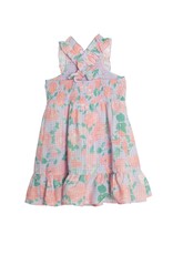 Mabel and Honey  Picnic Floral Dress- Purple