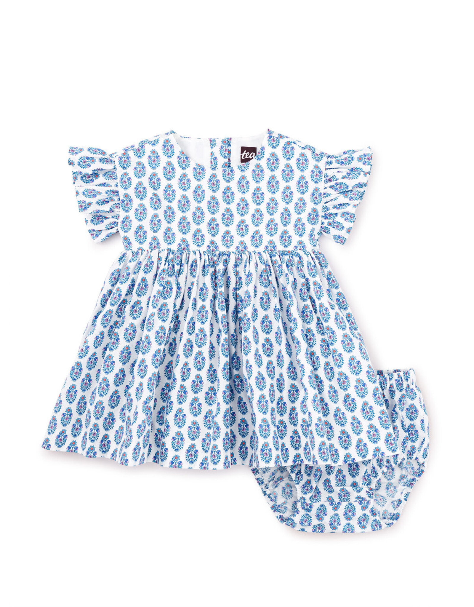 Tea Collection  Ruffle Sleeve Baby Dress~Suma Bouquet