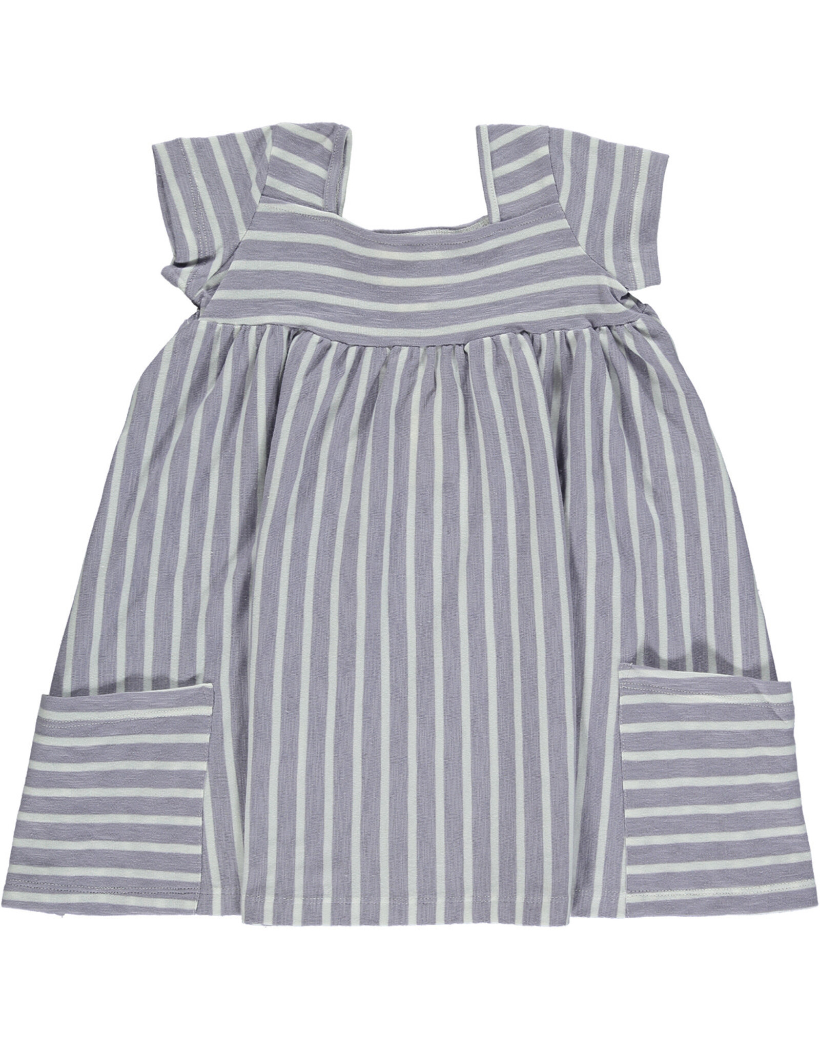 vignette  Rylie Dress - Purple/Stripe