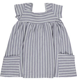 vignette Rylie Dress - Purple/Stripe