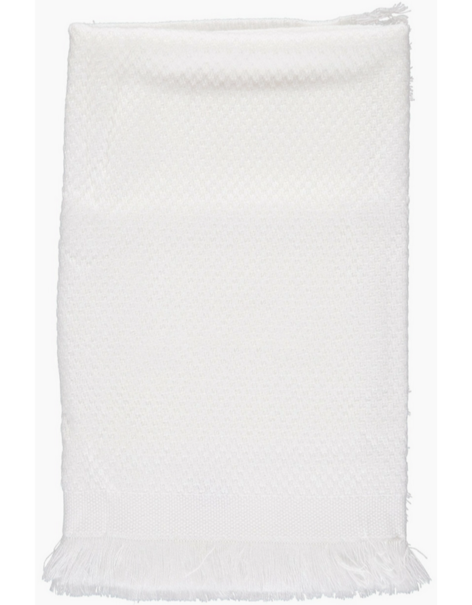 Julius Berger & Carriage Boutique  Simple White Woven Blanket