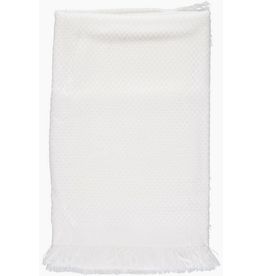 Julius Berger & Carriage Boutique Simple White Woven Blanket