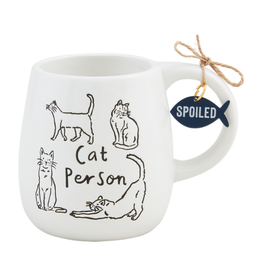 Mudpie Cat Person Resist Cat Mug