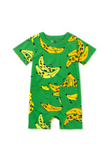 Tea Collection  Double Pocket Baby Romper~Leopard Spot Bananas