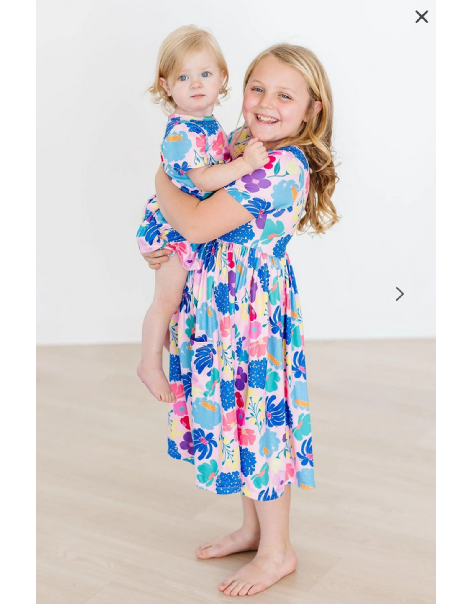 Mila & Rose  Dahlia Dreams S/S Pocket Twirl Dress