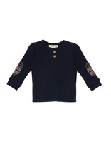 Mayhem Tazz Knit Top-Navy