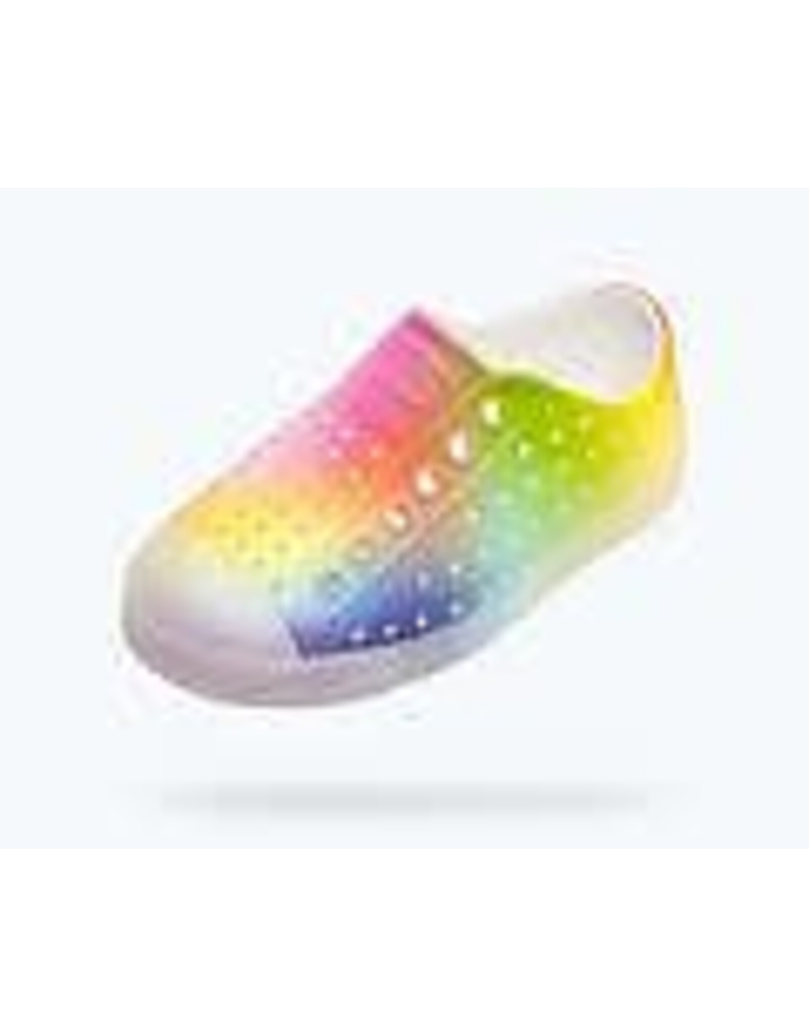 Native Shoes Shell White/Translucent/Rainbow/Blur