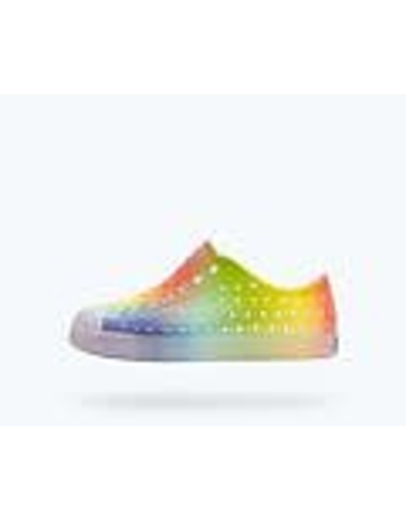 Native Shoes Shell White/Translucent/Rainbow/Blur