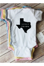 Paper Cow  Locally Grown Baby Bodysuit- White