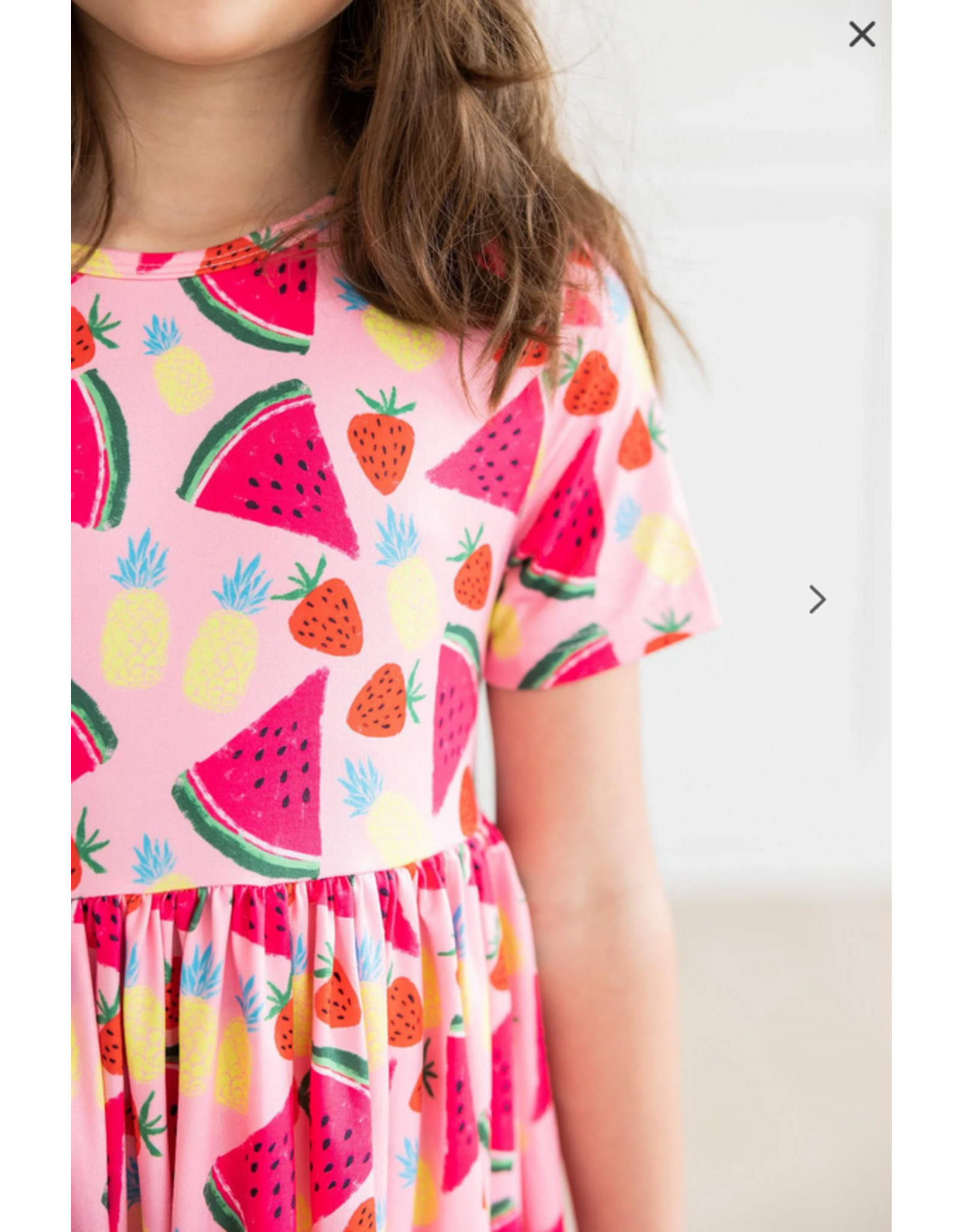 Mila & Rose Watermelon Wonder S/S Pocket Twirl Dress