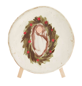 Mudpie Baby Jesus Plate Stand