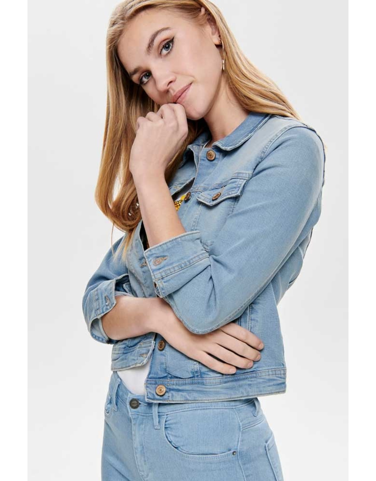 only tia denim jacket