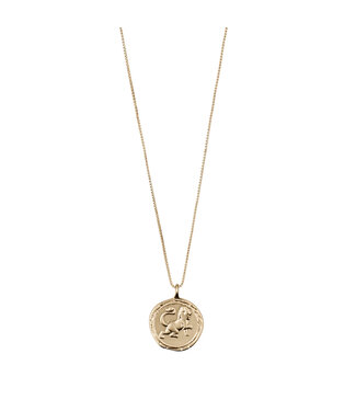 Pilgrim Horoscope Double Sided Necklace (Gold Collection)