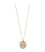 Pilgrim Horoscope Double Sided Necklace (Gold Collection)