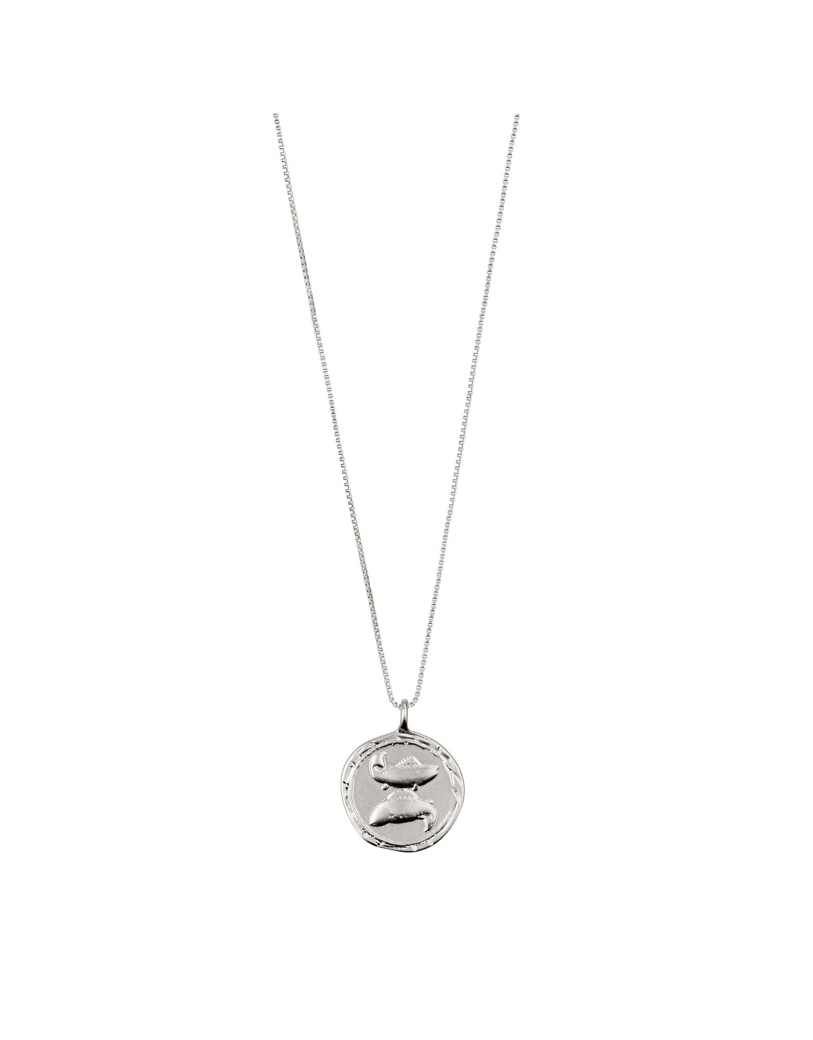 Pilgrim - Horoscope Double Sided Necklace (Silver Collection)