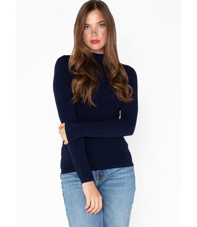 C'est Moi Bamboo Mock Top