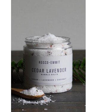 Rosco + Emmit Cedar Lavender Bubble Salts