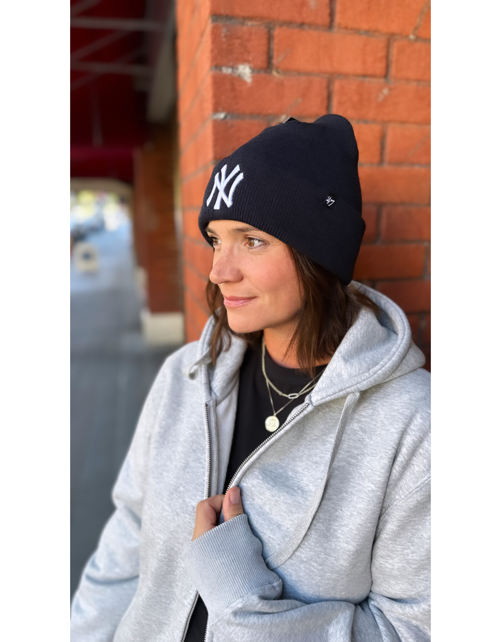 47 Brand - New York Yankees Raised Cuff Knit Hat