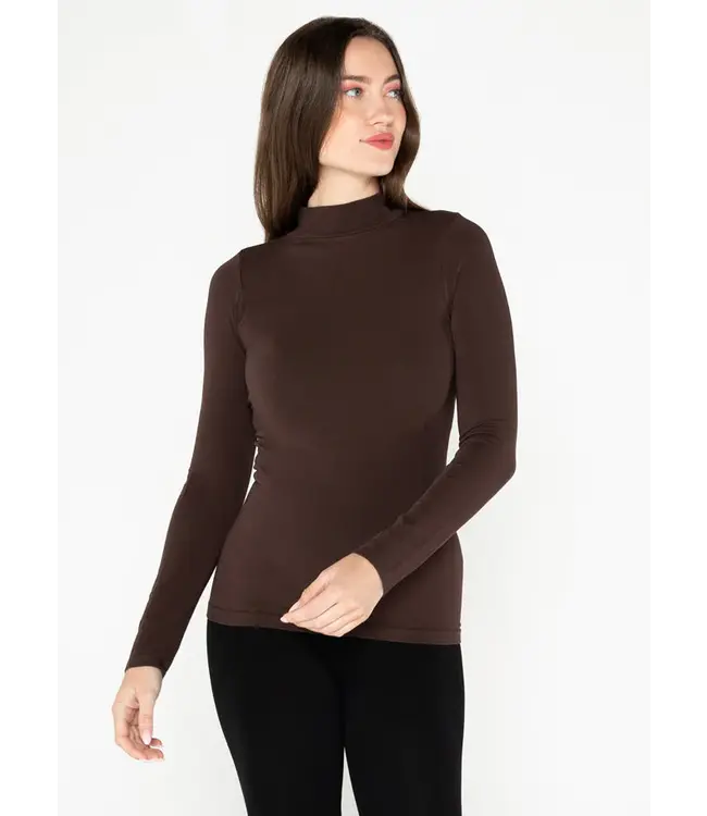 C'est Moi Bamboo Mock Top