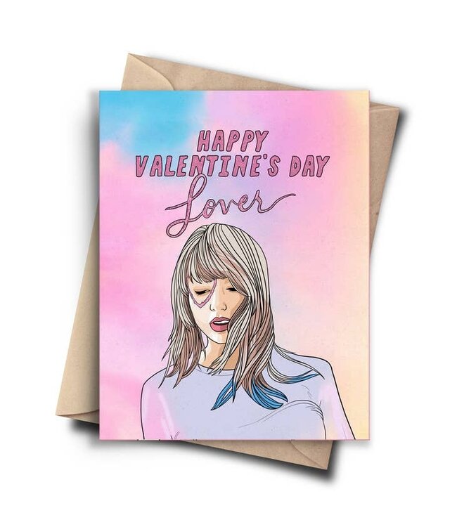 Pop Cult Paper Taylor Swift Lover Valentine's Day Card