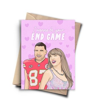 Pop Cult Paper Taylor Swift + Travis Kelce Valentine's Day Card