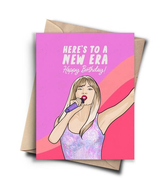 Pop Cult Paper Taylor Swift Birthday Era Card