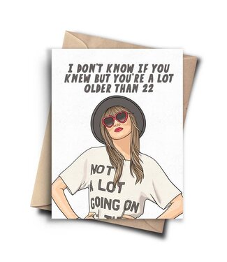 Pop Cult Paper Taylor Swift Sarcastic Birthday Card