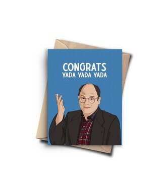 Pop Cult Paper Seinfeld Congratulations Card - George Costanza