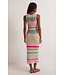 Z Supply Ibiza Stripe Crochet Dress  (XS + S)