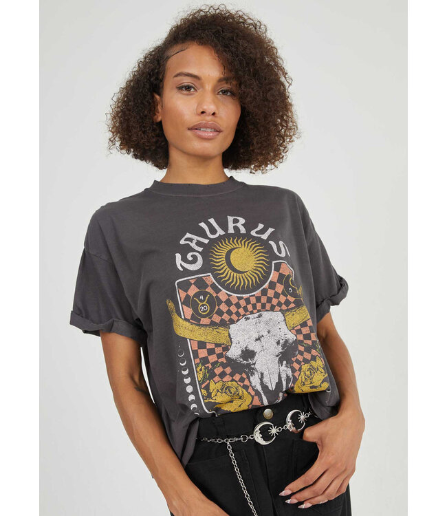 Zodiac Boyfriend Band Tee Cayo Fashions