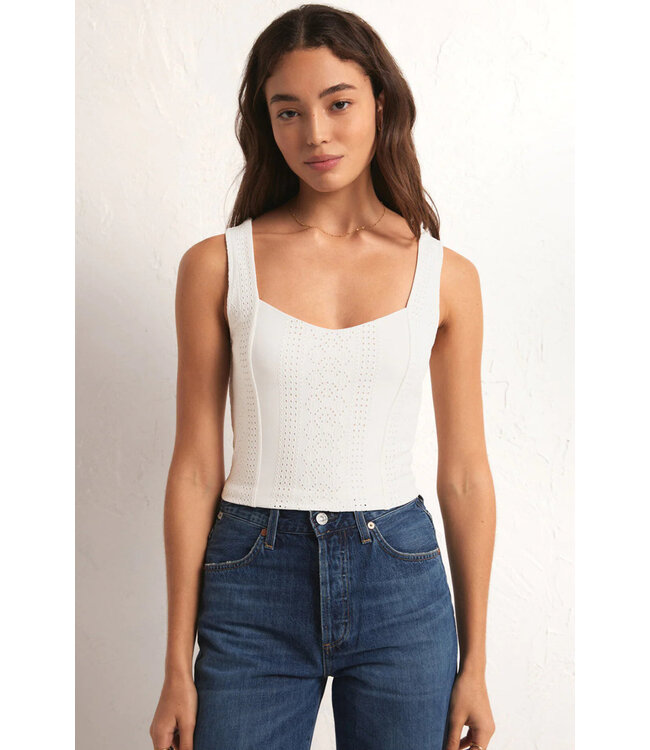 Z Supply Zaria Eyelet Top