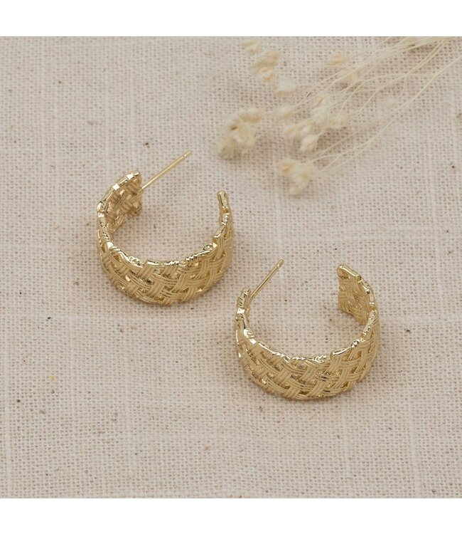 Glee Criss Cross Hoops *2 colours