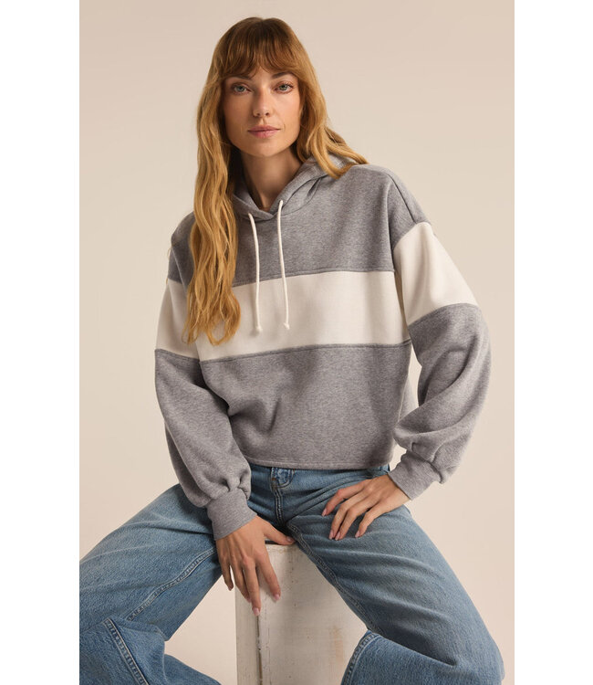 Colour block hoodie sale