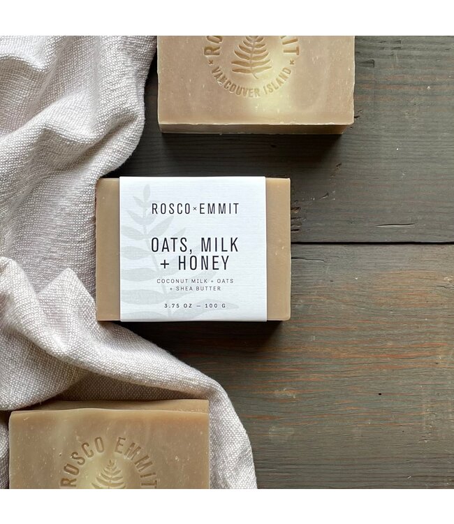 Rosco + Emmit Oats, Milk + Honey Soap