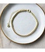 Glee cord bracelet (silver + gold)
