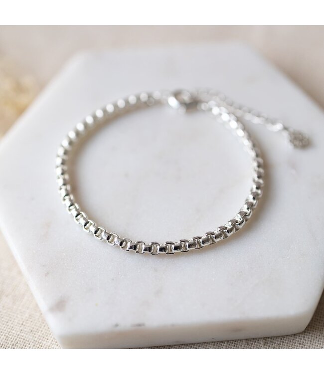 Glee cord bracelet (silver + gold)