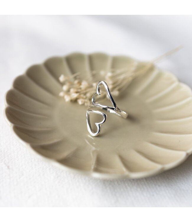 Glee Heartbound Ring (gold + silver)