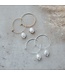 Glee Bellamy Pearl Hoops